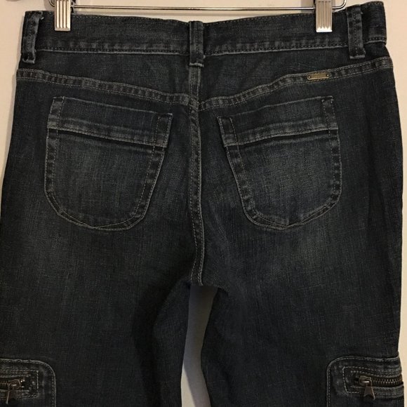 SIMPLY VERA Straight Leg Cargo Petite Jeans | 6P - Picture 10 of 15